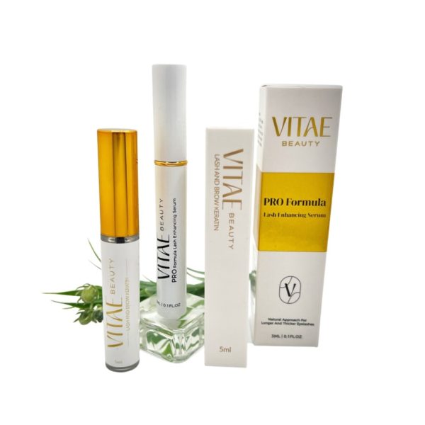 Vitae Beauty PRO Formula Lash Growth Serum + Keratin for lashes and brows