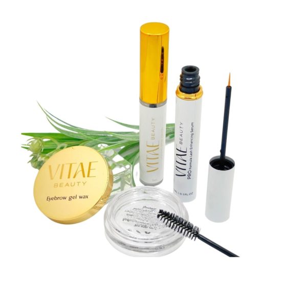 Vitae Beauty eyebrow gel wax + Lash Growth Serum + Keratin for lashes and brows