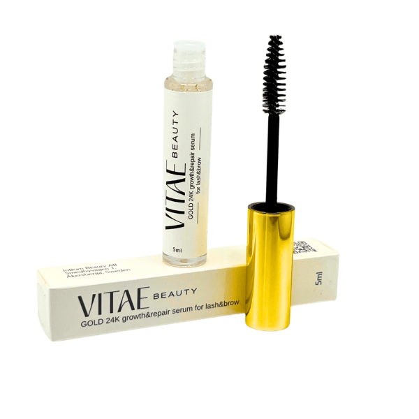 Vitae Beauty eyebrow wax + 24 K GOLD Vitae Beauty Serum for eyelashes and eyebrows